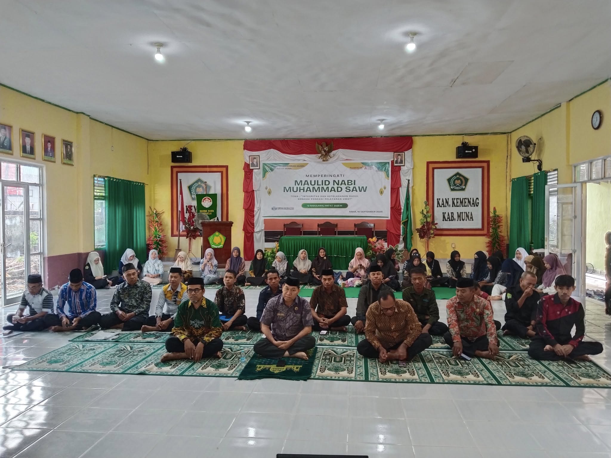 Kegiatan Dzikir dan Do’a Bersama Di Kementerian Agama Kabupaten Muna