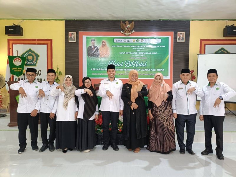 Kemenag Muna Gelar Halal Bi Halal, Perkuat Kebersamaan dan Sinergi