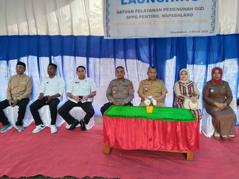 Bupati Muna Resmikan SPPG Pentiro Napabalano, Plt. Kemenag Muna Turut Hadir