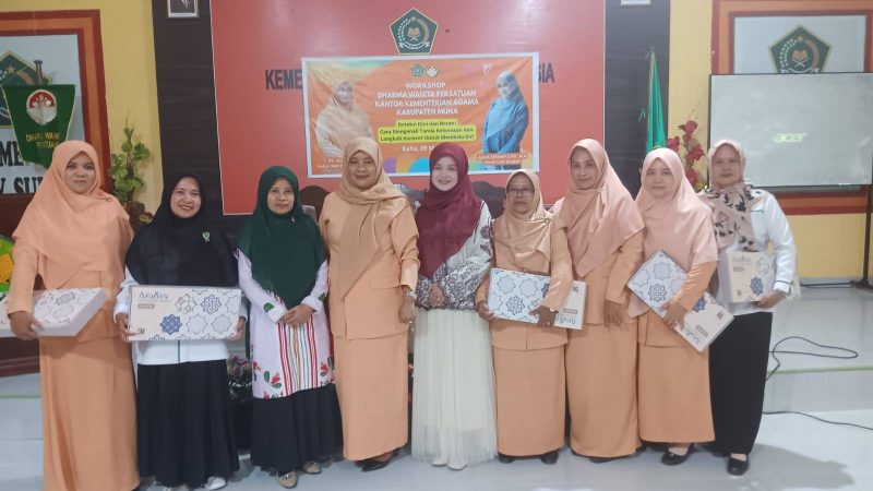 DWP Kemenag Muna Perkuat Perlindungan Perempuan melalui Workshop Deteksi Dini Kekerasan