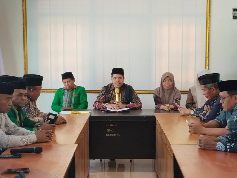 Perkuat Kinerja dan Disiplin ASN, Kantor Kemenag Kabupaten Muna Gelar Rapat Koordinasi Bersama KUA dan Madrasah Se-Kabupaten Muna